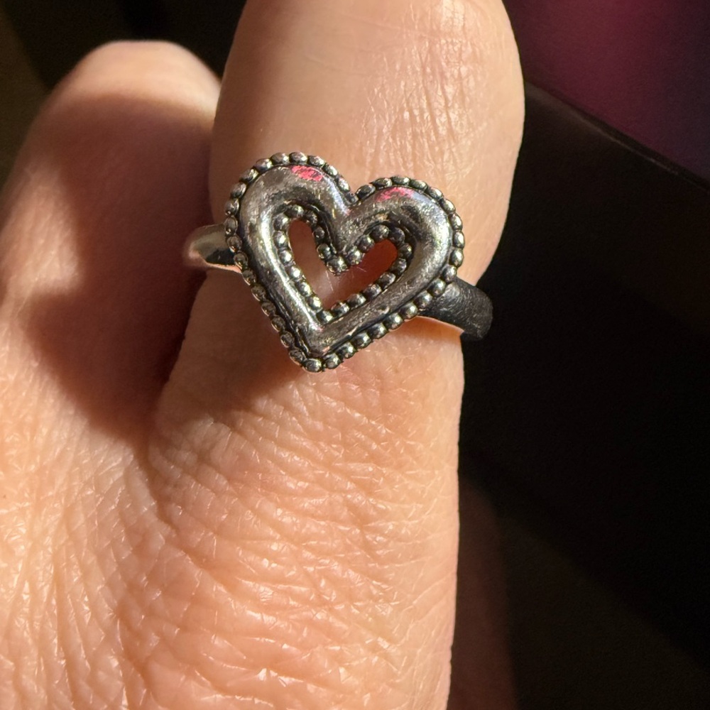 Sterling silver pz ring